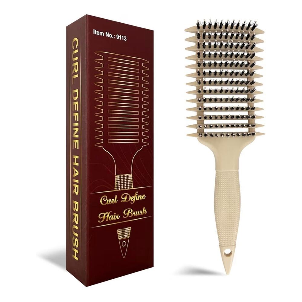 Cepillo definidor de rizos para cabello rizado húmedo, moldeador